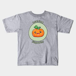 Local Food Supporter - Pumpkin Kids T-Shirt